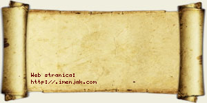 Bojana Karanović vizit kartica